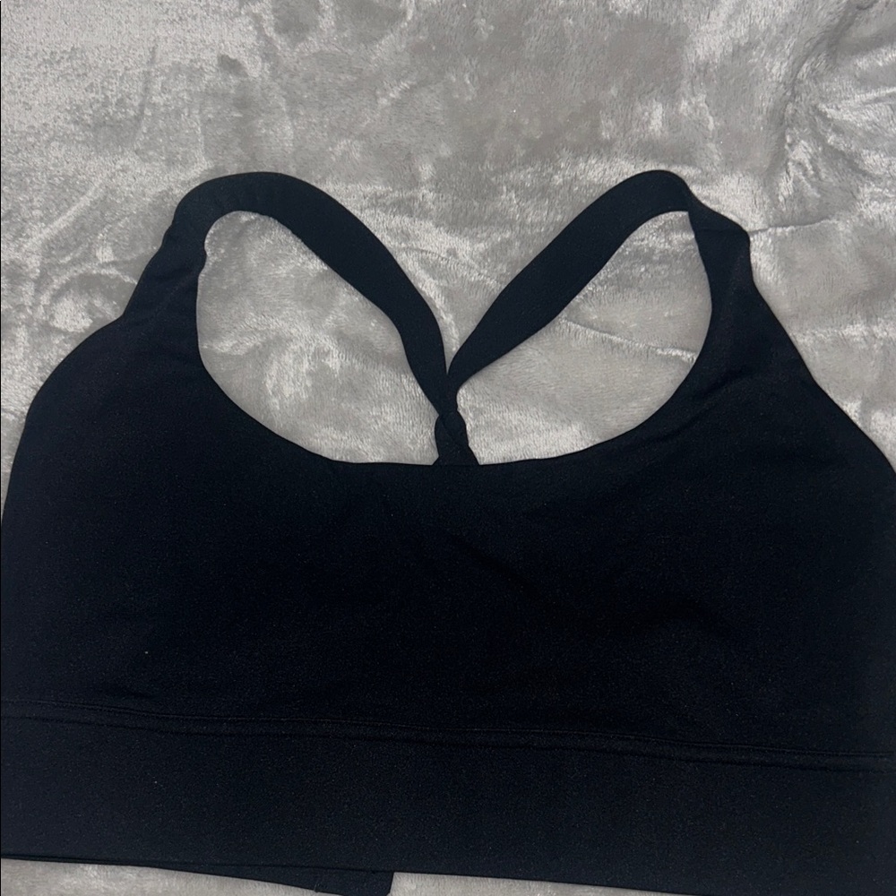 Black Women's Sports Bra